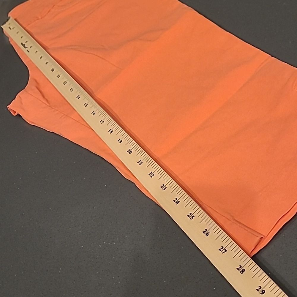 Hearts of palm petite sherbert orange Capris - Picture 3 of 7